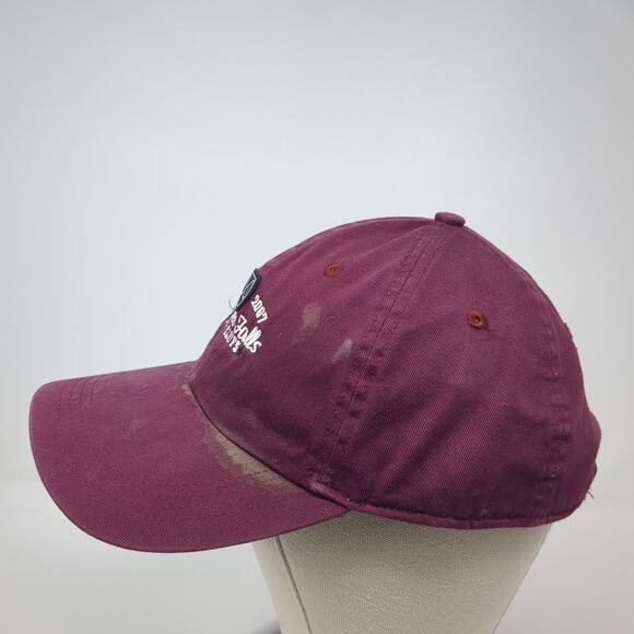 Keowee Falls The Cliffs Slideback Hat Red One Size Classic Cut Ahead - Picture 3 of 9